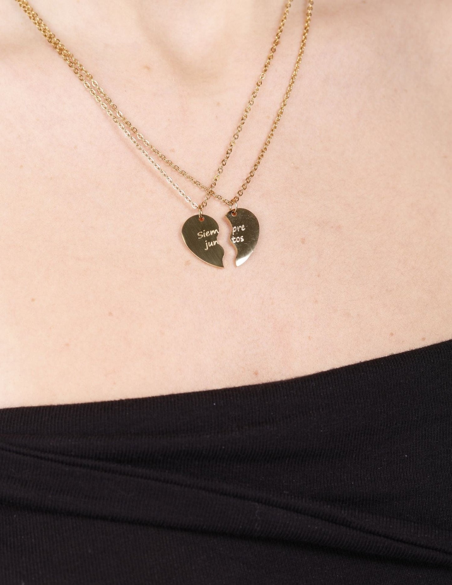 BROKEN HEART NECKLACE FOR TWO