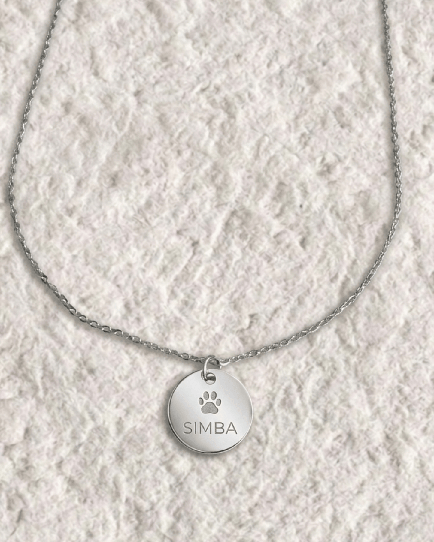 COLLAR HUELLA Y NOMBRE