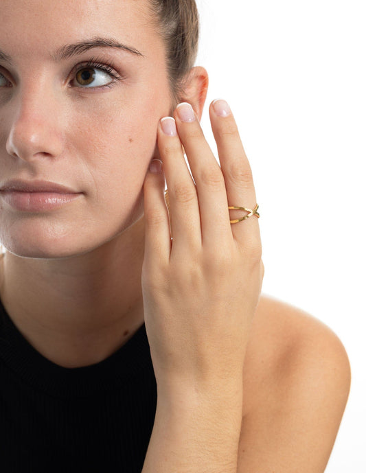 ANILLO CRUZADO FREYA