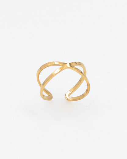 Freya Cross Ring