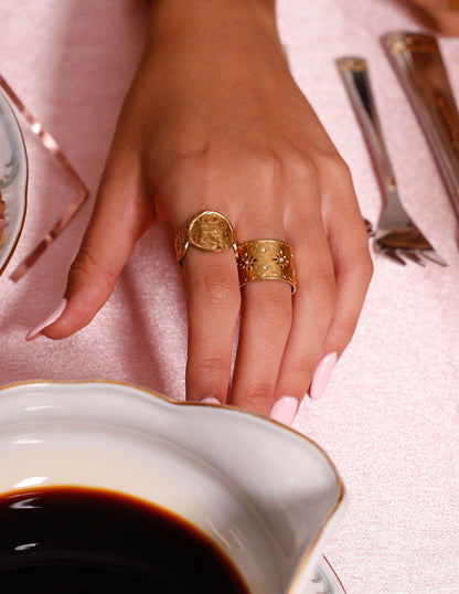 ADJUSTABLE MEDAL RING