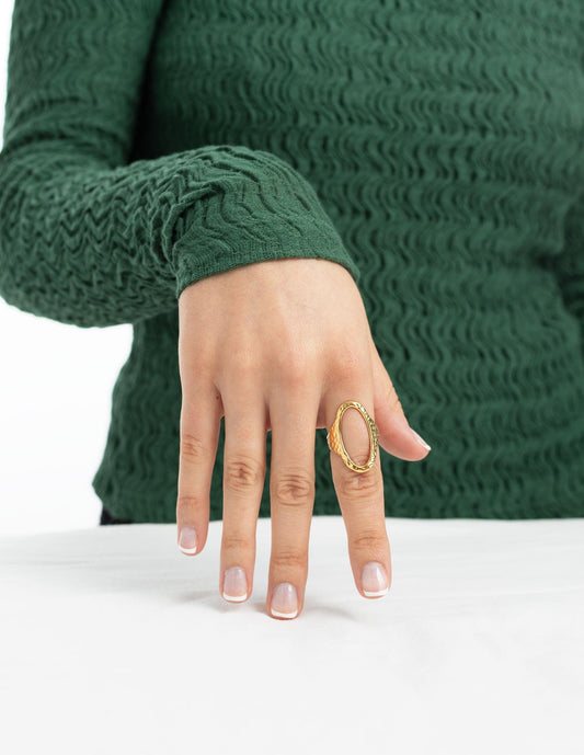 ANILLO OVALO ZIAMETTA