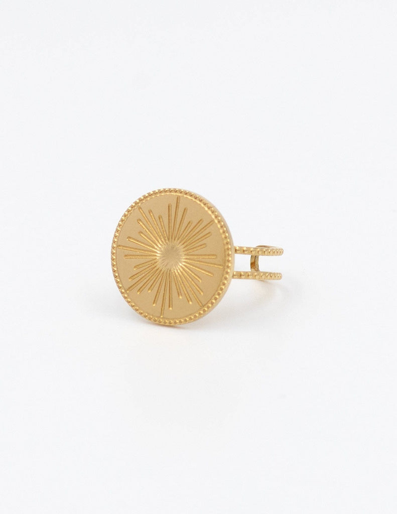 Anillo con forma de sol