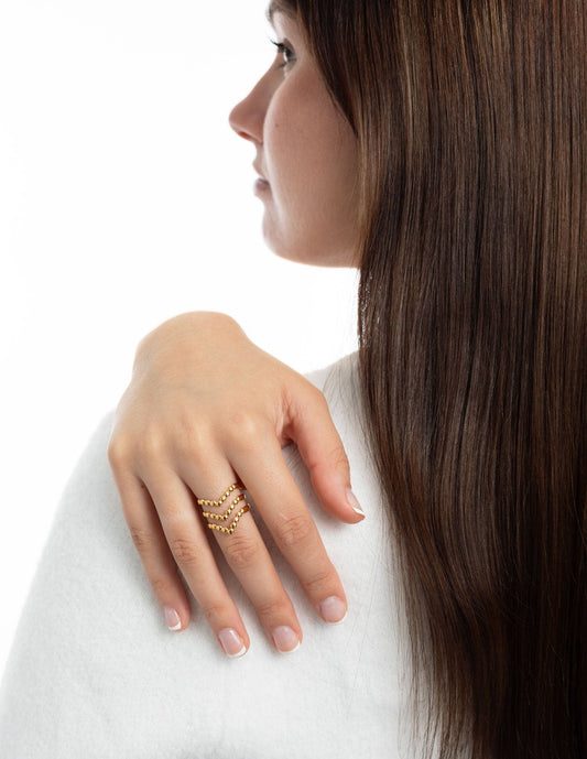 ANILLO TRIPLE ALEXANDRINA