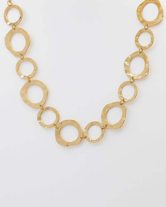 LARGE OPEN CIRCLES CHOKER