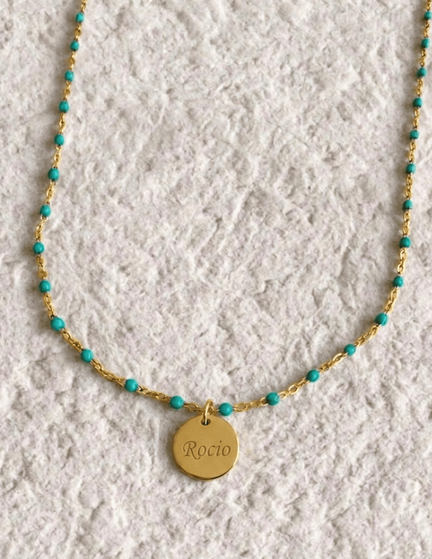 COLLAR COLORES + MEDALLA GRABADA