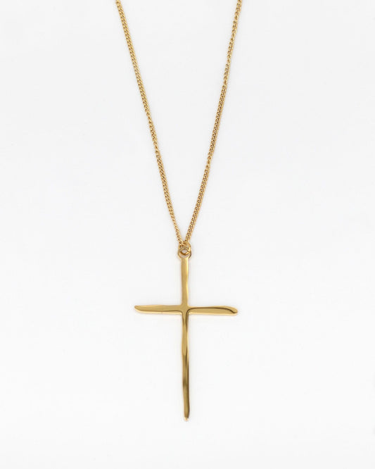 Collar con cruz dorada Vitta