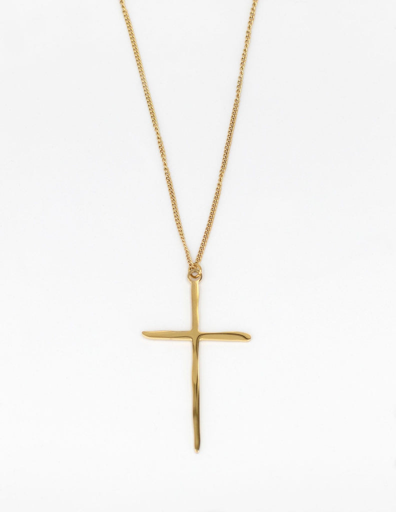 Collar con cruz dorada Vitta