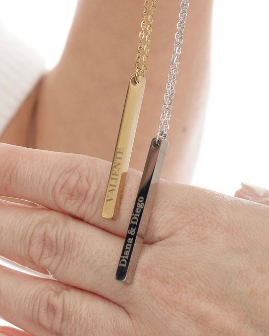 Collar con lingote personalizable