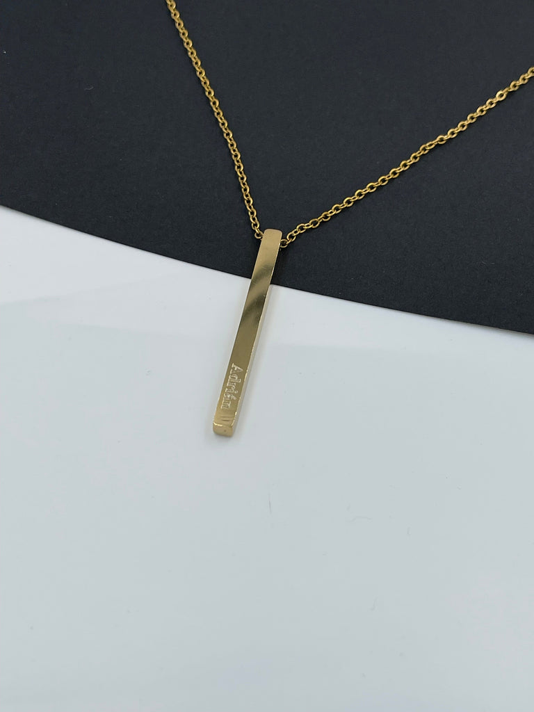 Collar con lingote personalizado