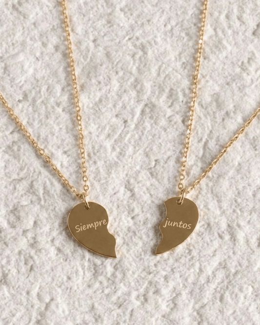 BROKEN HEART NECKLACE FOR TWO