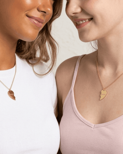 BROKEN HEART NECKLACE FOR TWO