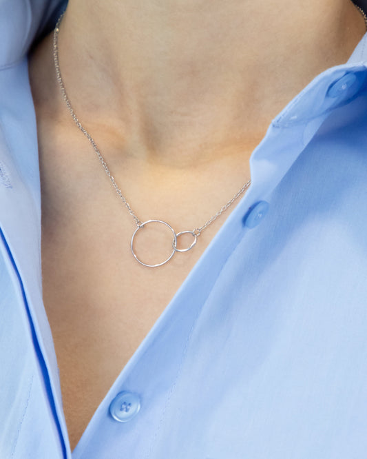 DOUBLE CIRCLE NECKLACE