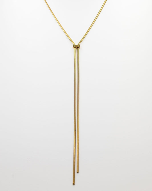 Adjustable Wide Cord Neckline Collar