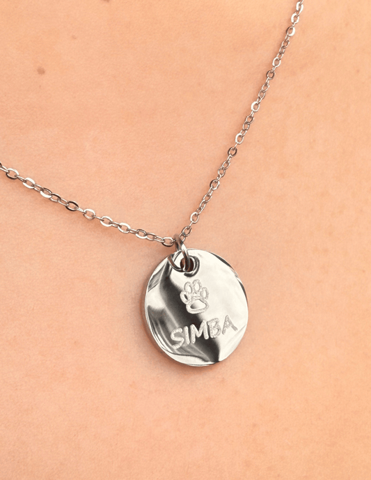 COLLAR HUELLA Y NOMBRE