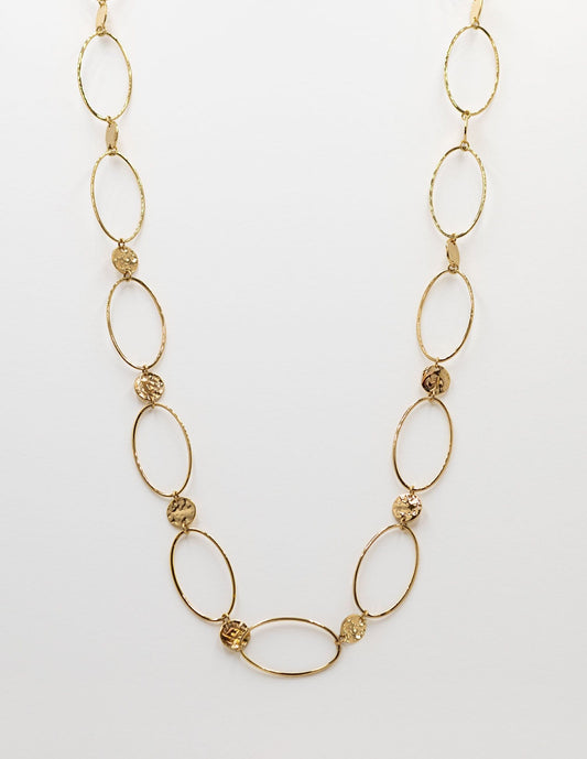 COLLAR LARGO CADENA COMBINADO CON MEDALLAS