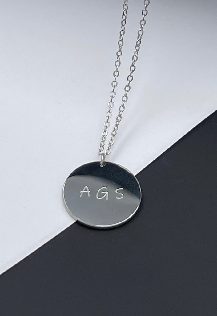 Collar medalla grande personalizado