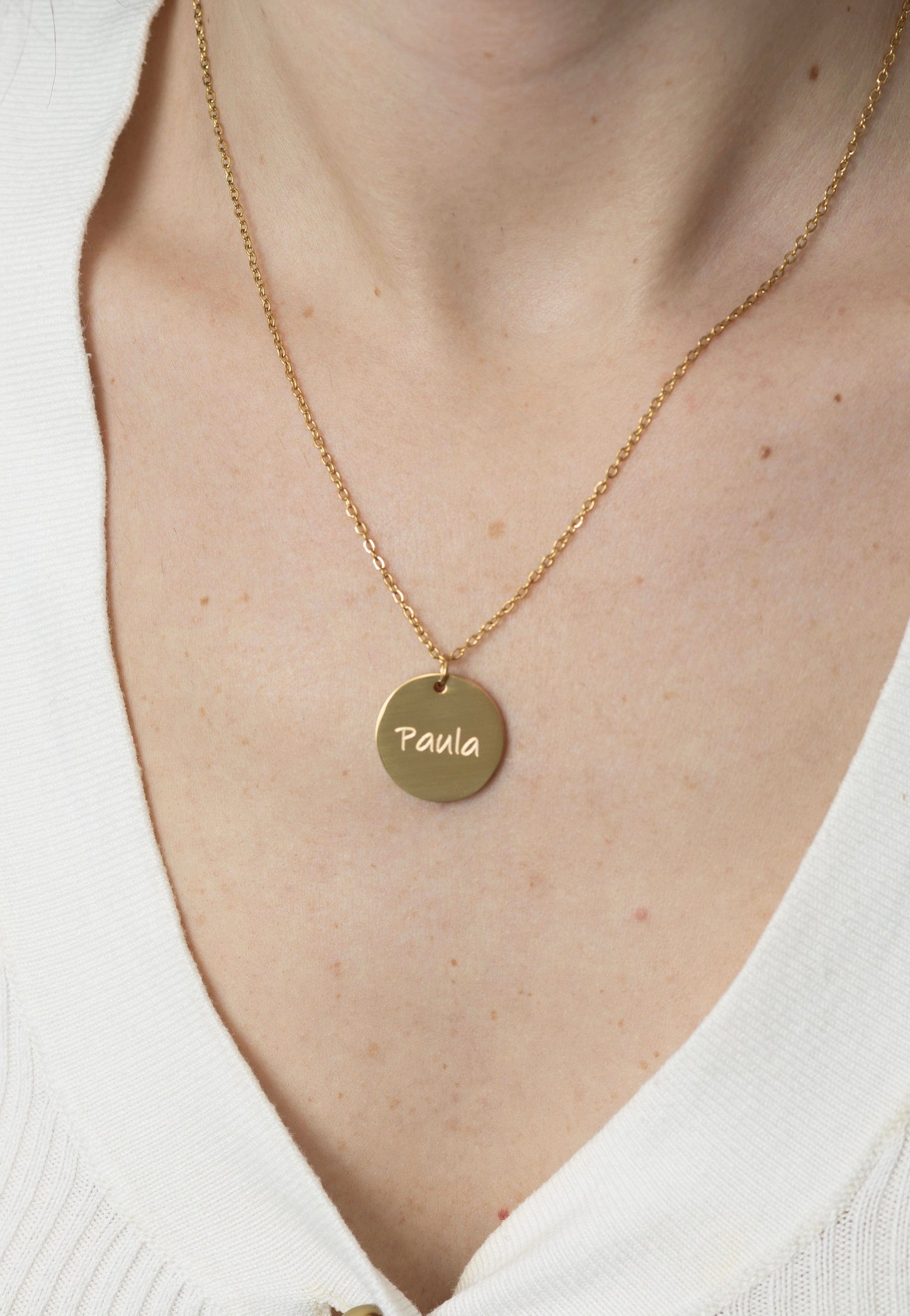 CUSTOM LARGE MEDAL NECKLACE