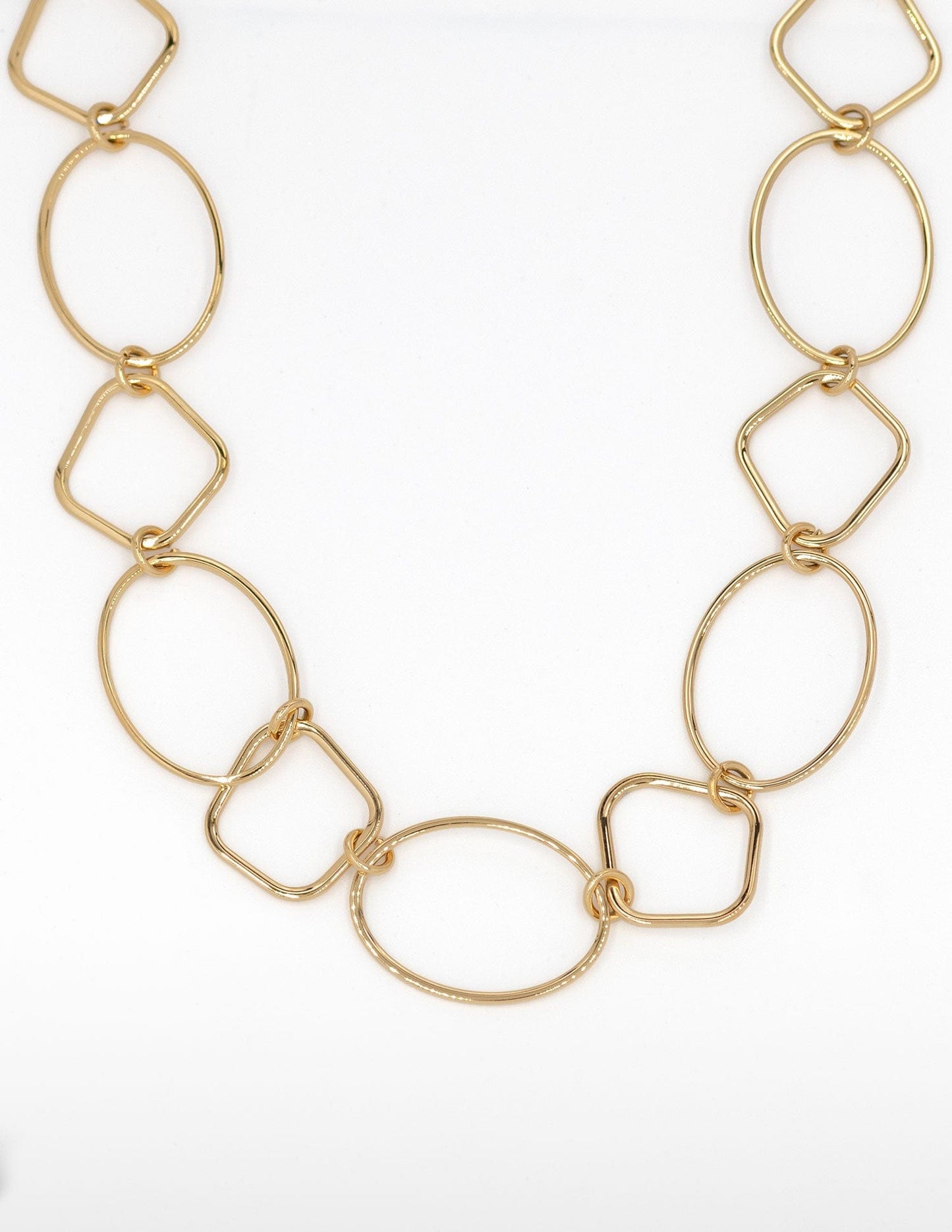 IRIA OVAL RHOMBUS NECKLACE