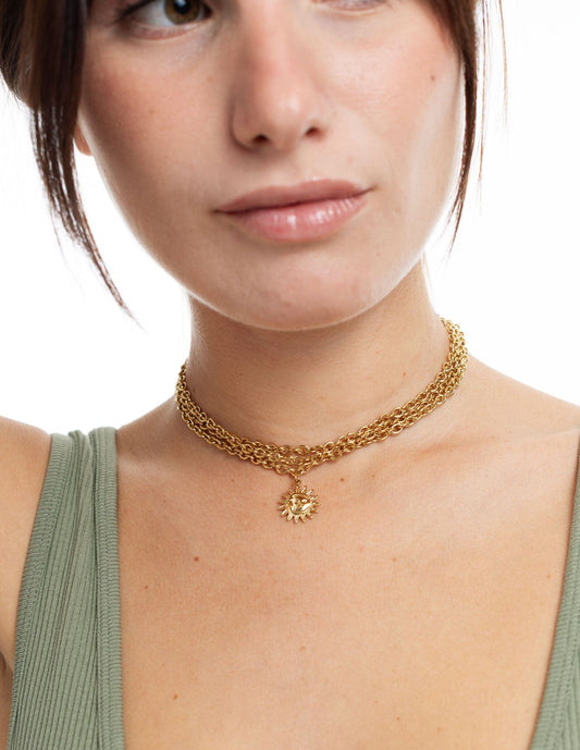 CEDRINA SUN NECKLACE