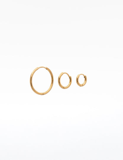 VALEN M MINI HOOP EARRING