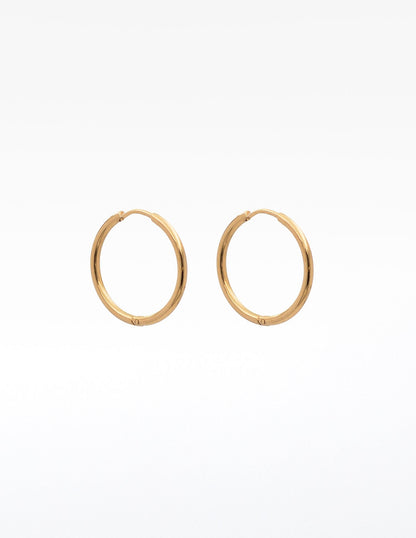 VALEN M MINI HOOP EARRING