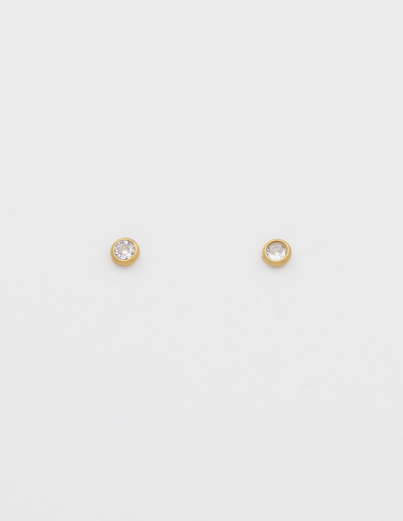 brillantes con reborde dorado de acero waterproof 