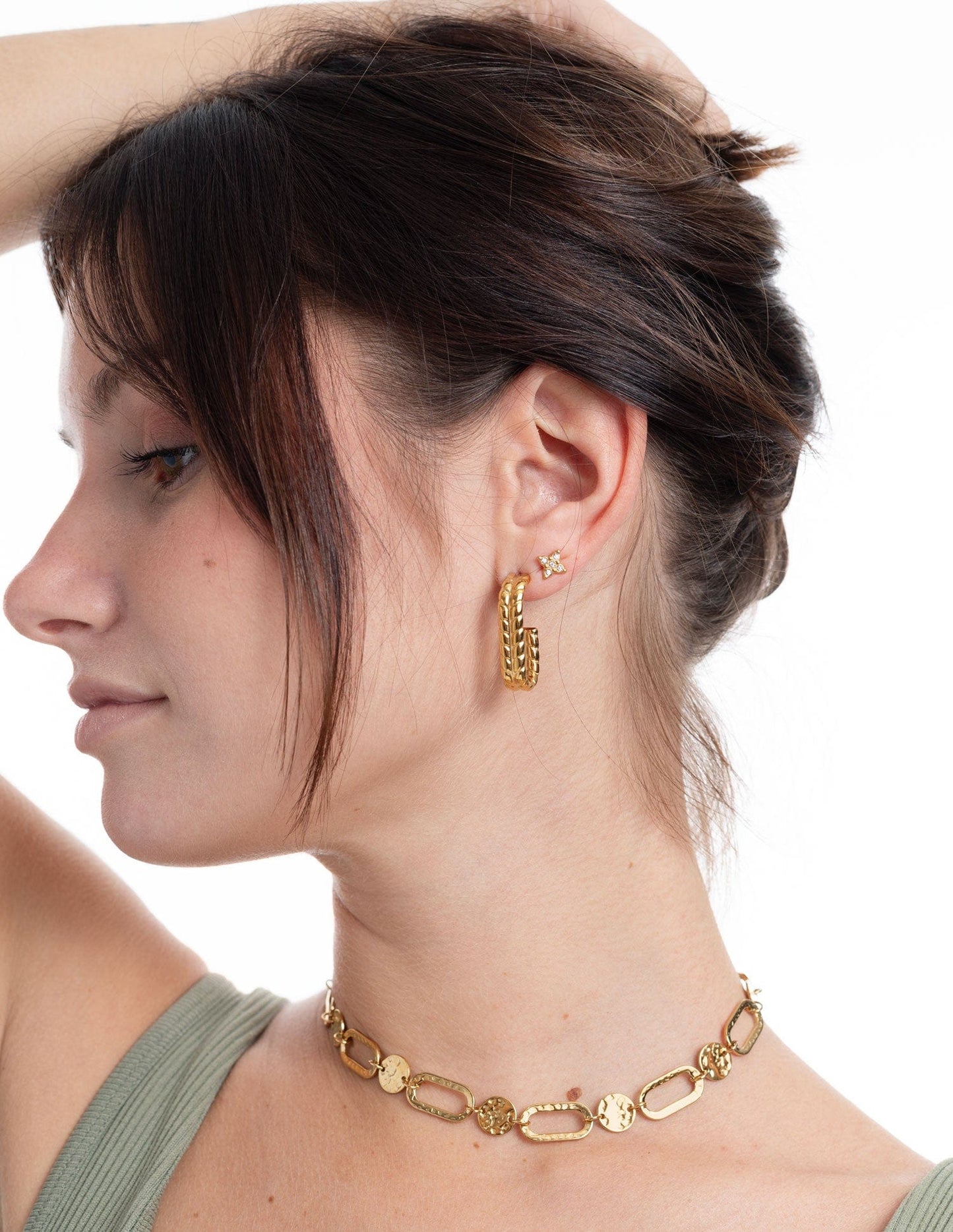 GERTRUDIS MINI DIAMOND EARRINGS