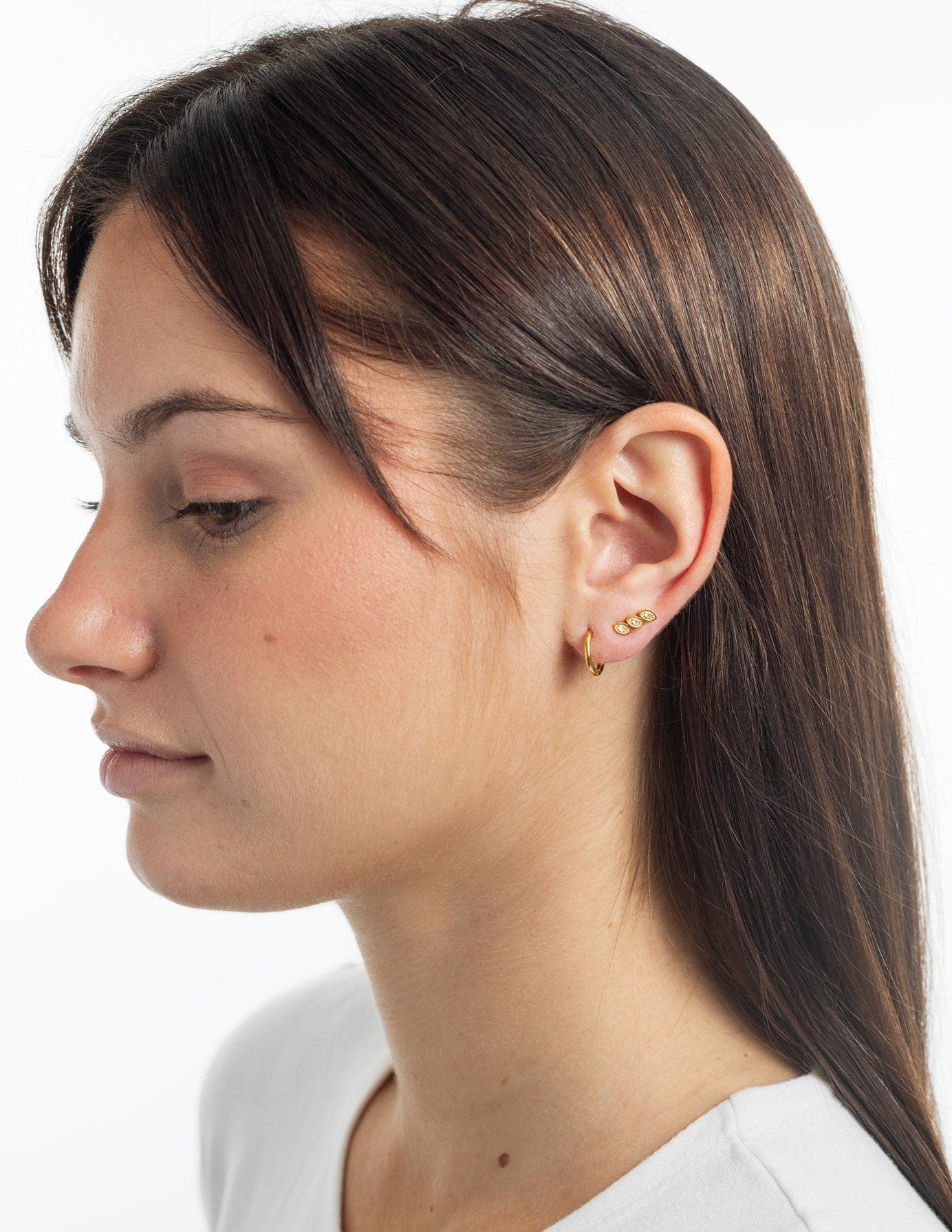 GINERVA MINI DIAMOND EARRINGS