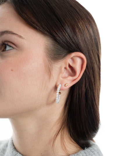 MINI MICA TEAR EARRING