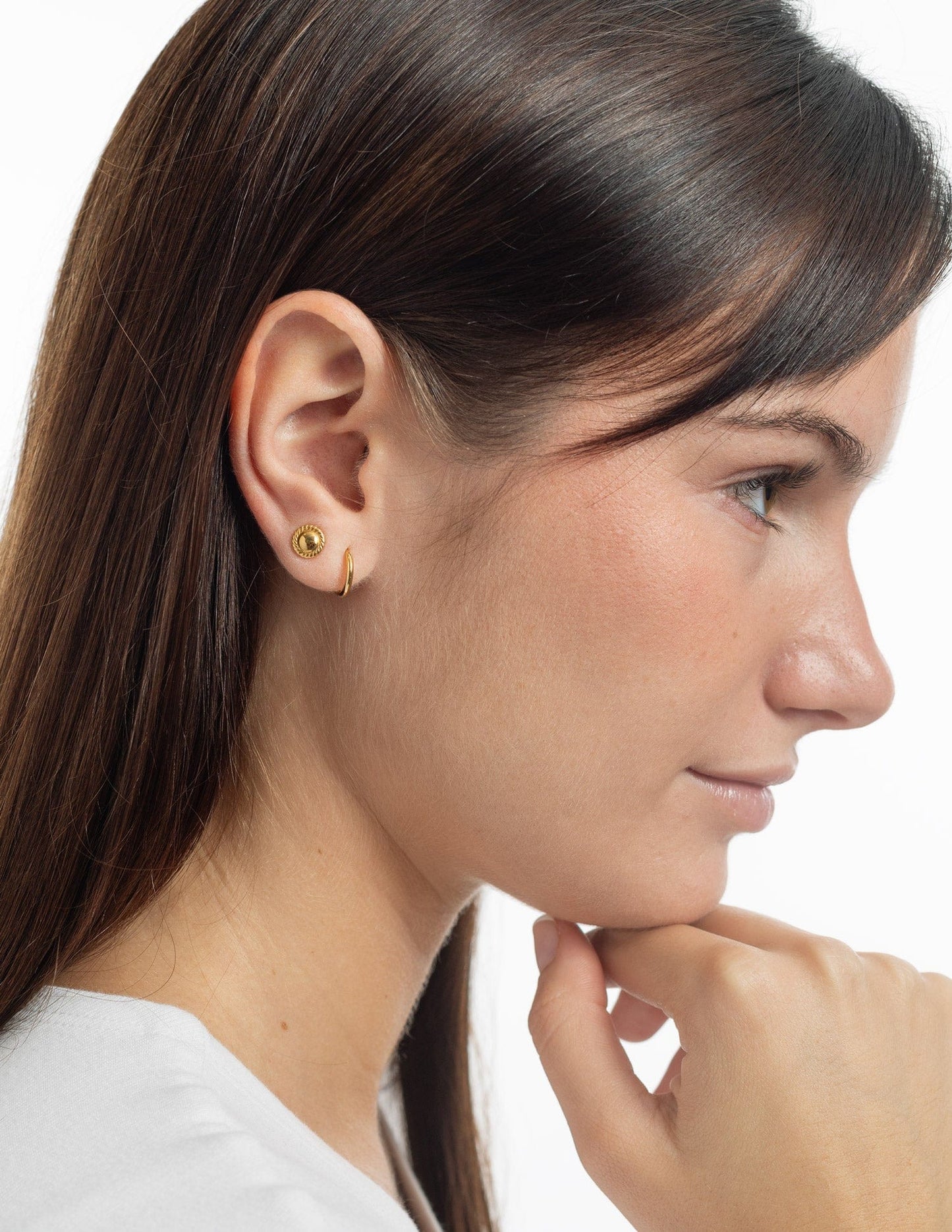 MINI ESME MEDAL EARRING