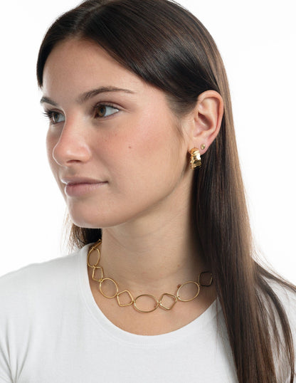 MINI GIULIA MEDAL EARRING