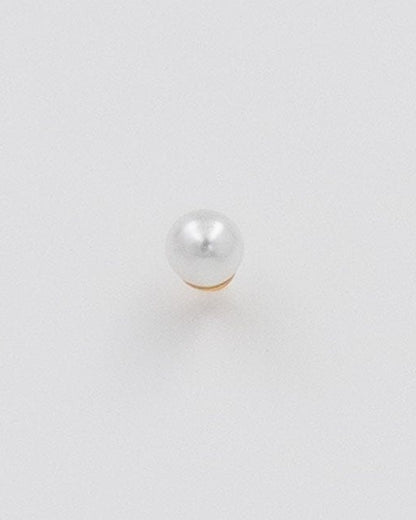 minis perla con cierre de rosca dorado de acero inoxidable