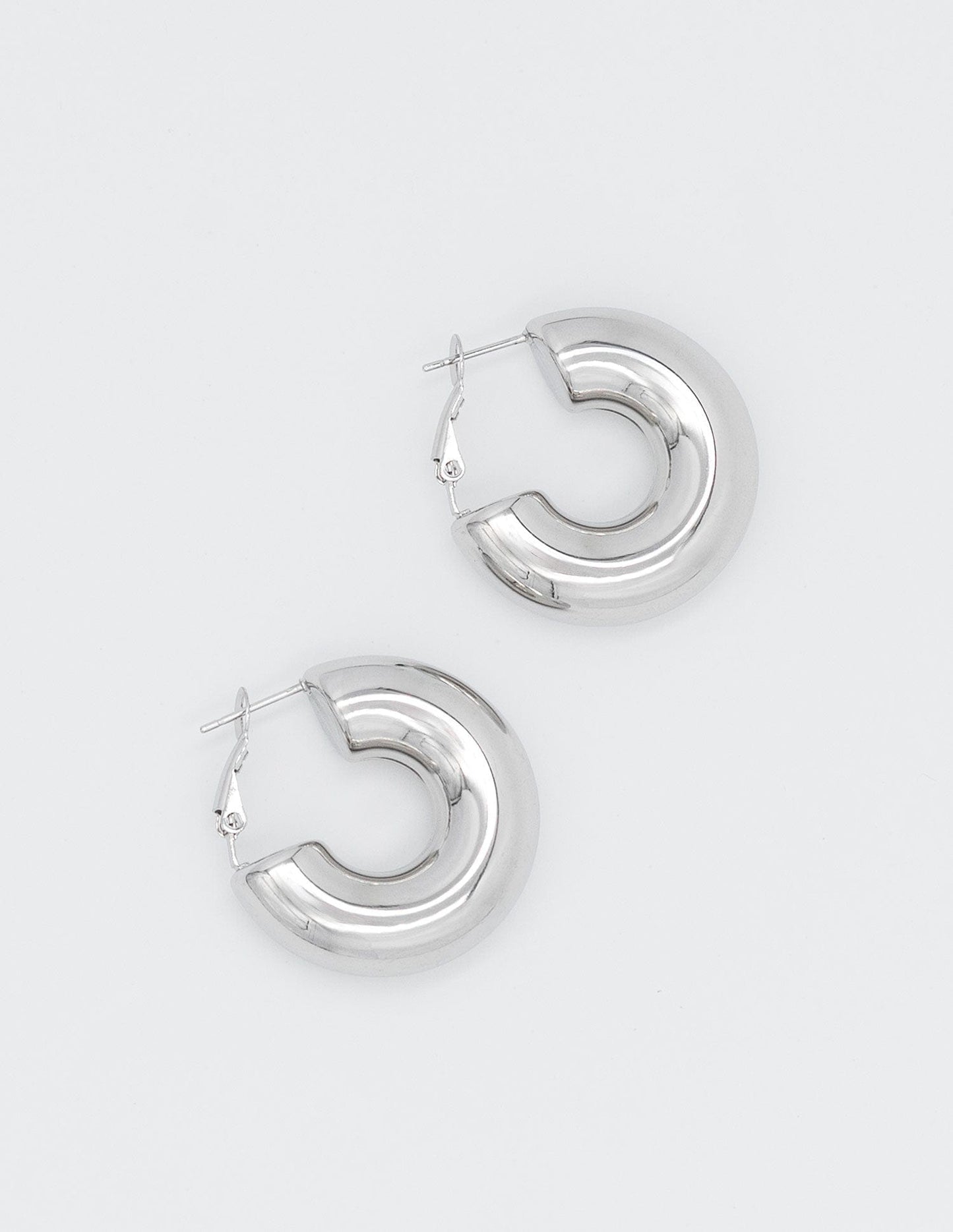 30MM THICK HOOP EARRINGS
