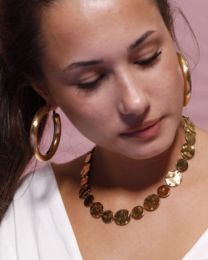 50MM MATTE HOOP EARRINGS