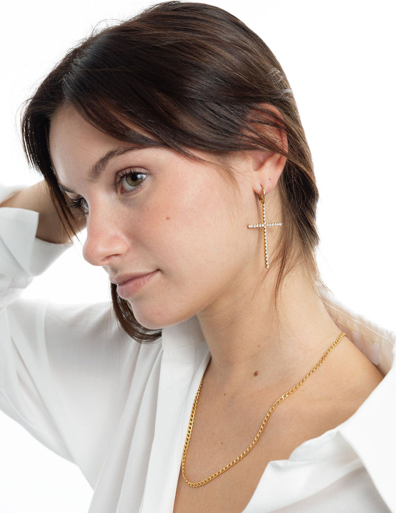 PENDIENTES CRUZ NARCISA