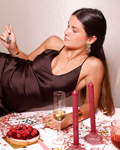 PENDIENTES GRANDES INVITADA BODA