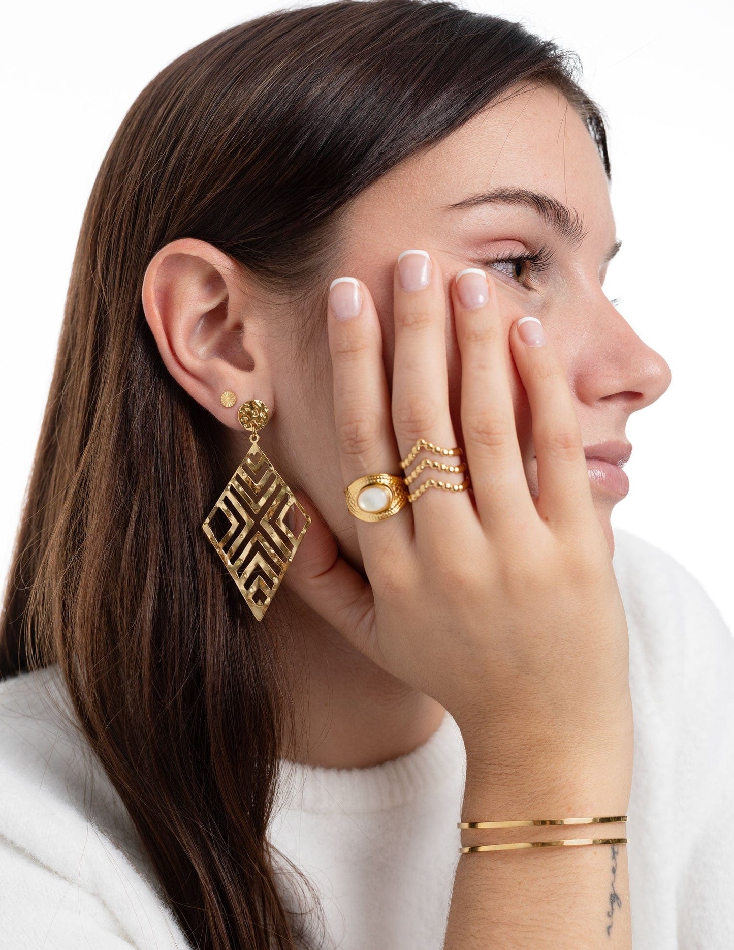 PENDIENTES ROMBO LEXI