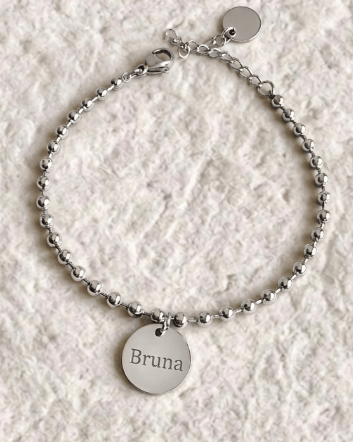 PULSERA CON MEDALLA GRABADA
