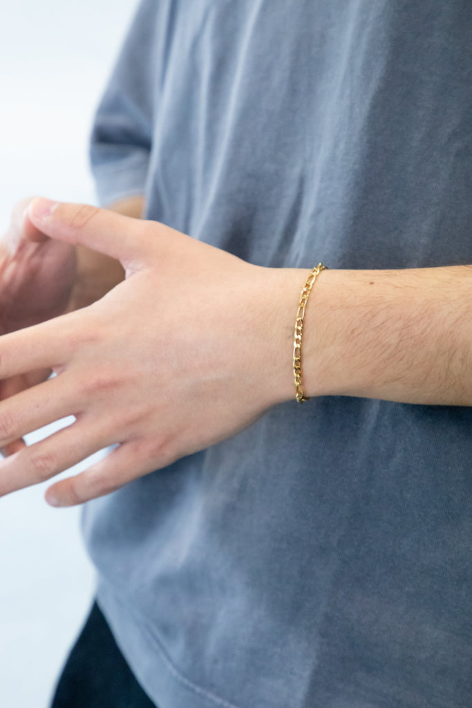 Pulsera eslabón clásico dorada