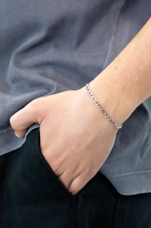 CLASSIC SILVER LINK BRACELET