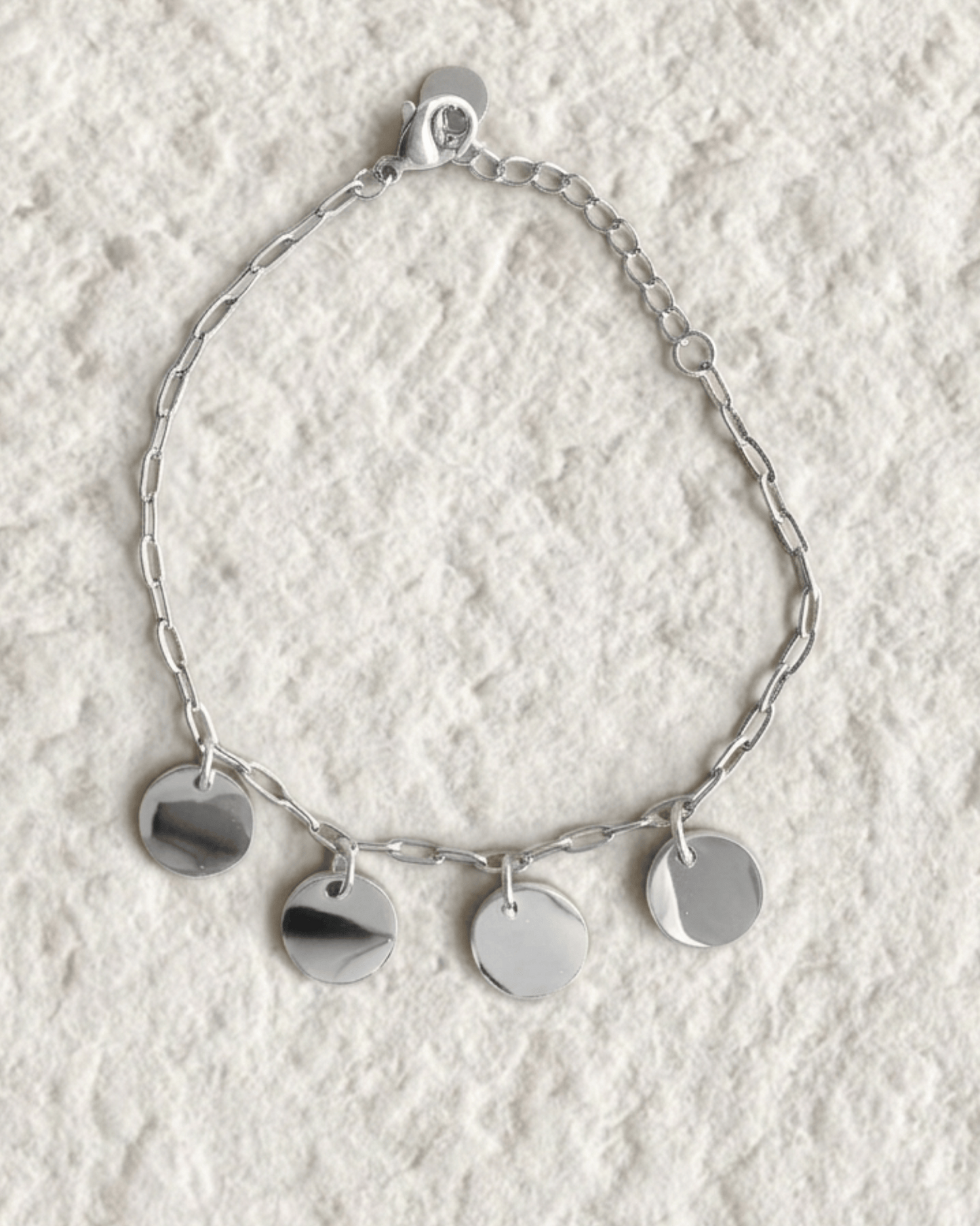 PULSERA GRABADA CON CADENA DE ESLABONES