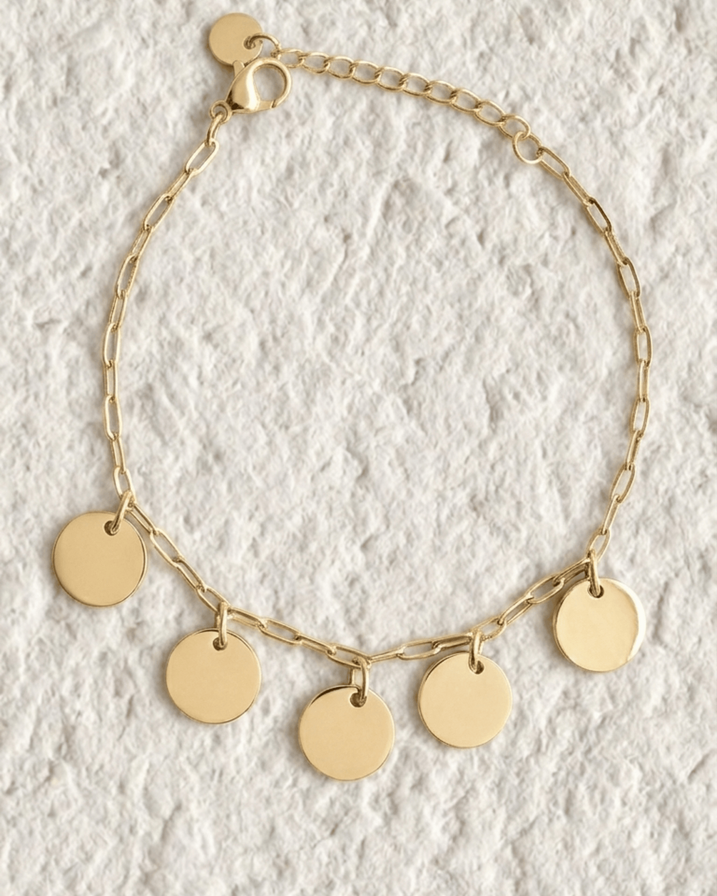 PULSERA GRABADA CON CADENA DE ESLABONES