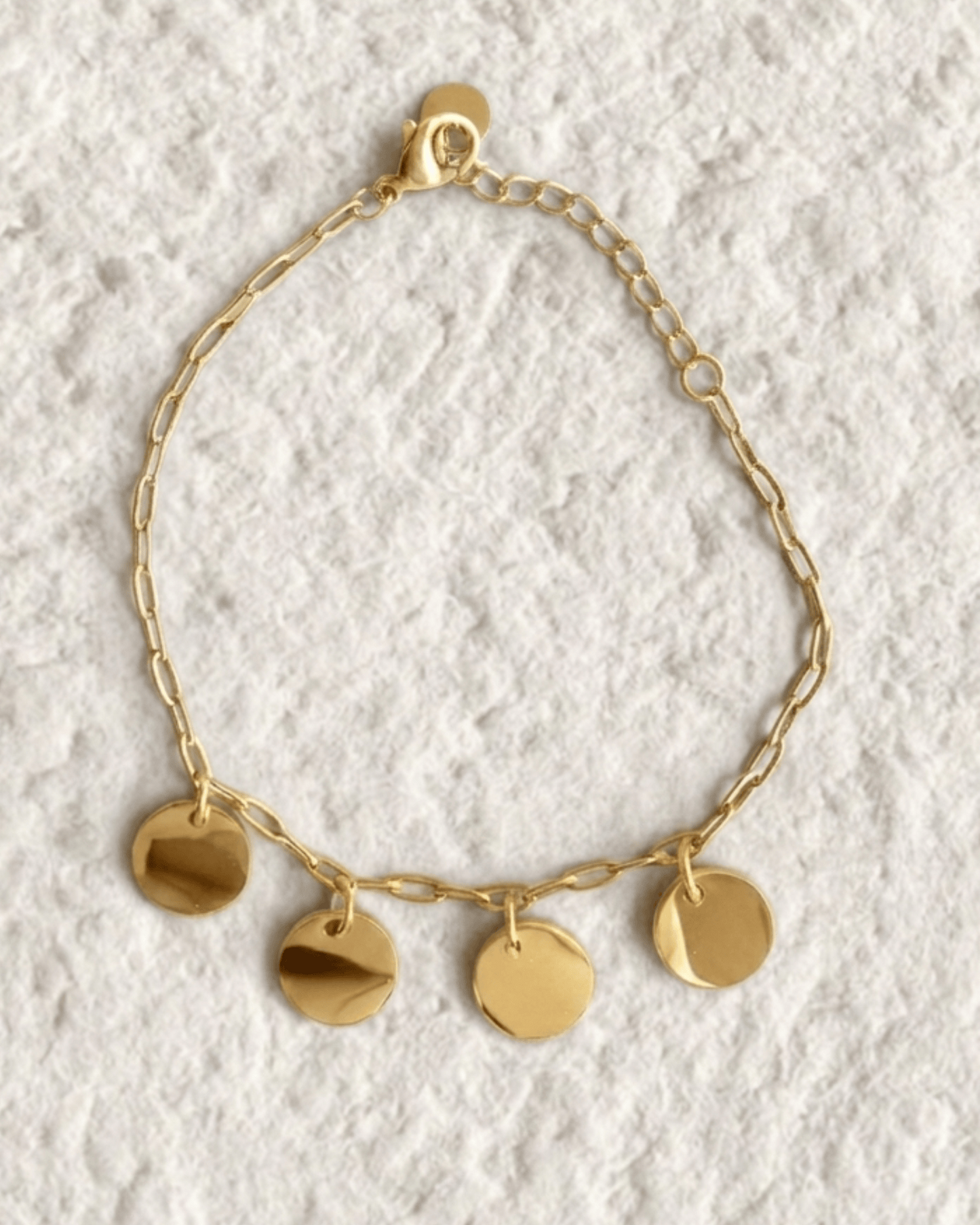 PULSERA GRABADA CON CADENA DE ESLABONES
