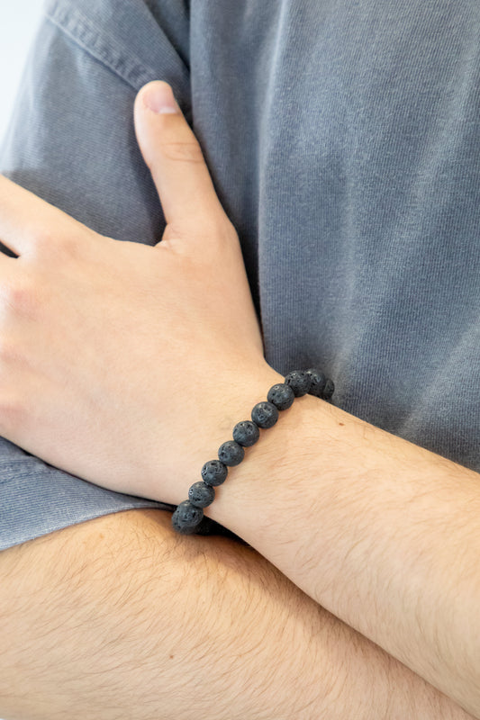 VOLCANIC LAVA STONE BRACELET
