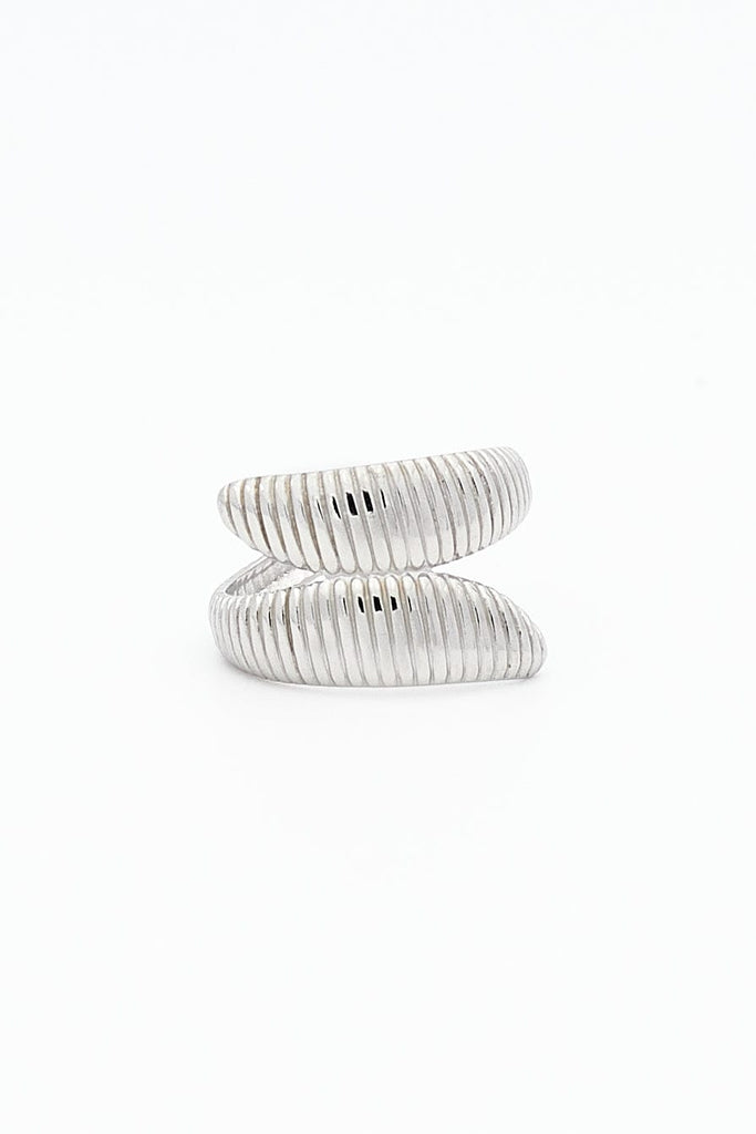 Anillo ajustable plateado Harmonie