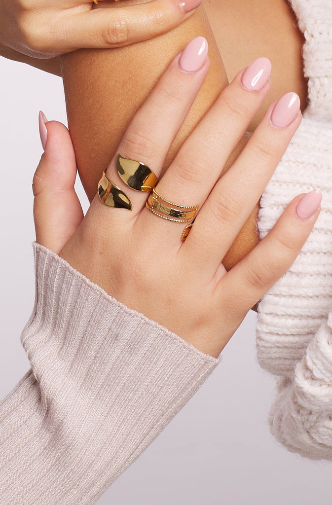 Anillo Hojas Elodie
