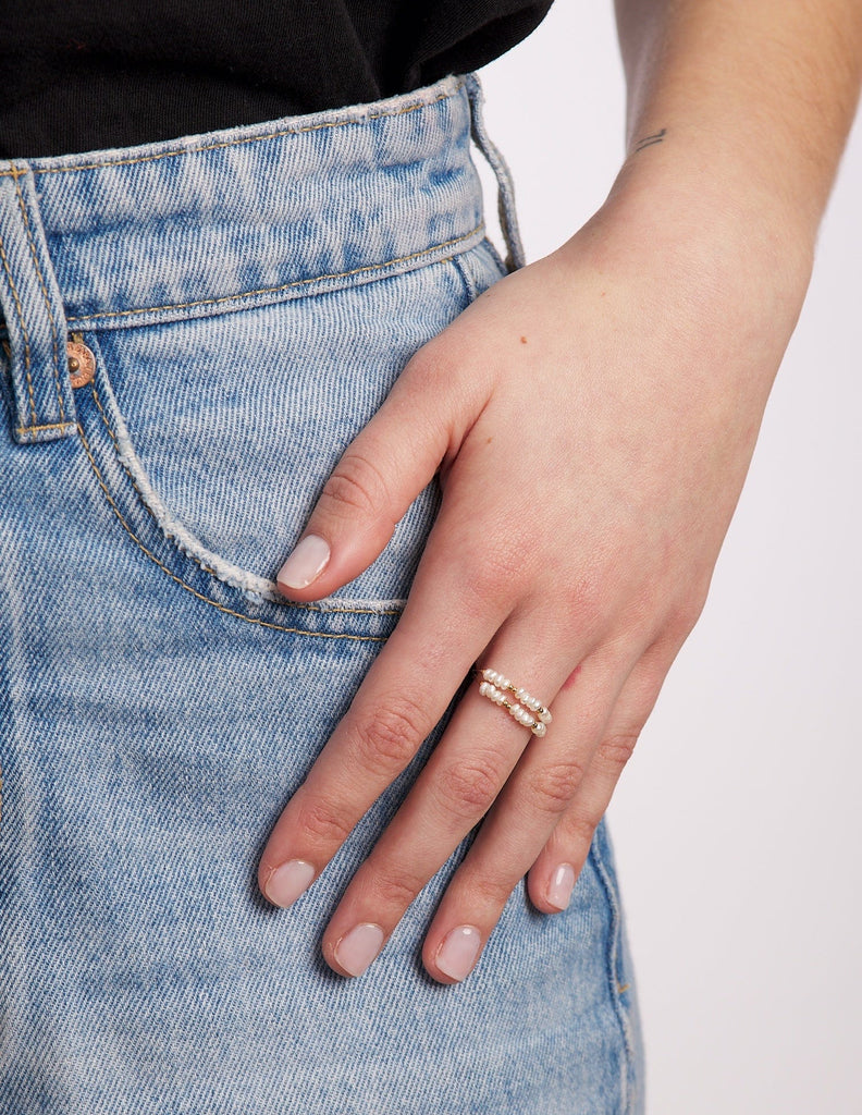 Anillo perlas Hiba