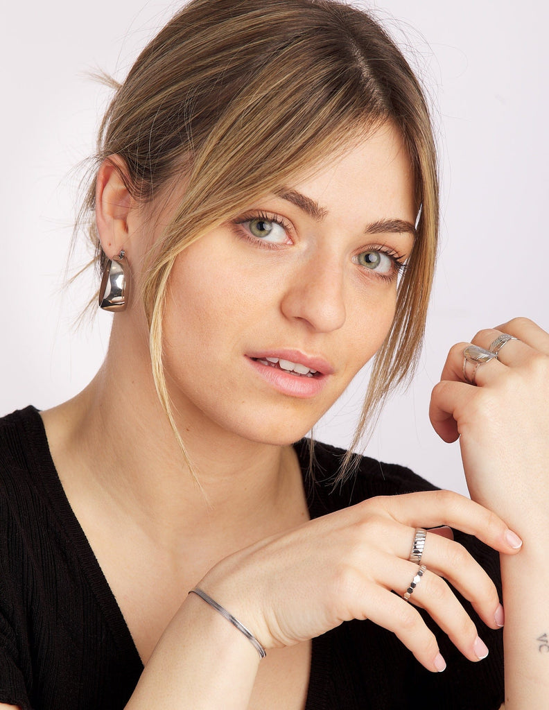 Anillo rayado Cristina
