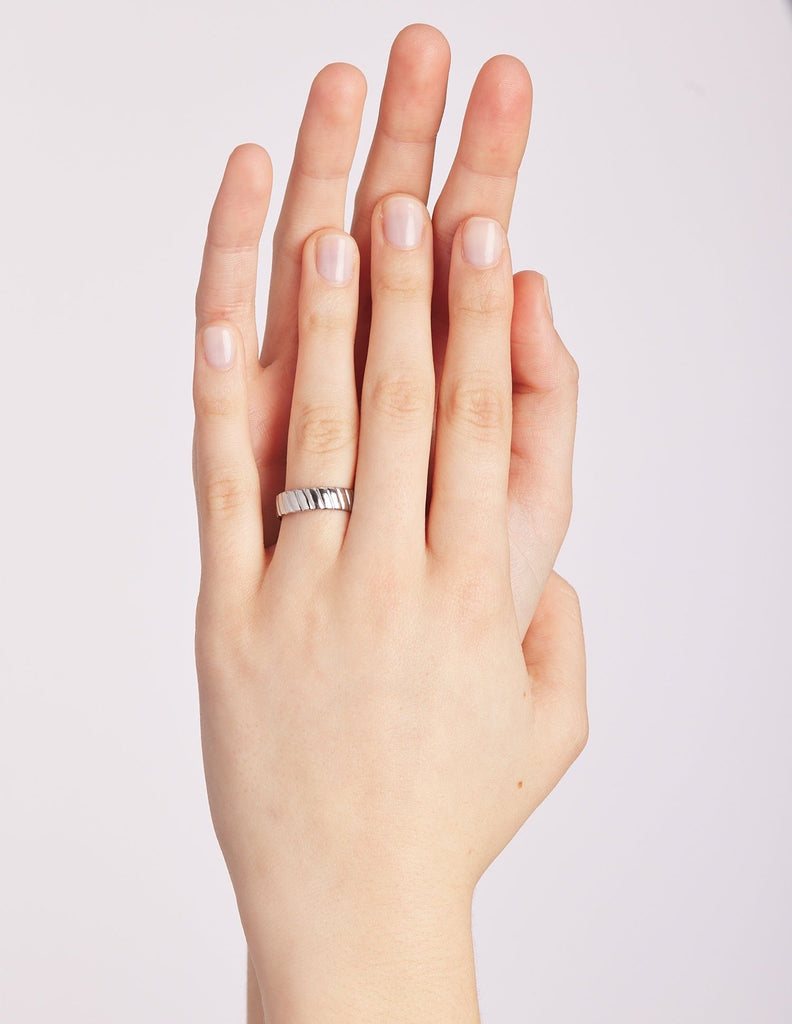 Anillo rayado Cristina